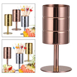 Maxbell Cocktail Holder Appetizer Skewers for Kitchen Restaurant Birthday rose gold