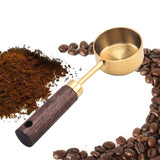 Maxbell Coffee Measure Scoop Versatile Lightweight Baking Tool for Tea Scooping Cafe Gold