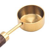 Maxbell Coffee Measure Scoop Versatile Lightweight Baking Tool for Tea Scooping Cafe Gold