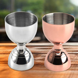 Maxbell Cocktail Jigger Bartending Tool Measuring Jigger for Kitchen Household Party Silver