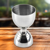 Maxbell Cocktail Jigger Bartending Tool Measuring Jigger for Kitchen Household Party Silver