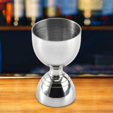 Maxbell Cocktail Jigger Bartending Tool Measuring Jigger for Kitchen Household Party Silver