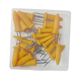 Maxbell Stainless Steel Corn Holders Portable Barbecue Skewers for Party BBQ Camping 20pcs