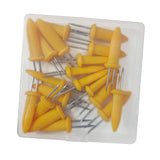 Maxbell Stainless Steel Corn Holders Portable Barbecue Skewers for Party BBQ Camping 20pcs