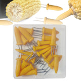 Maxbell Stainless Steel Corn Holders Portable Barbecue Skewers for Party BBQ Camping 20pcs