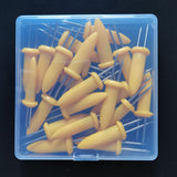 Maxbell Stainless Steel Corn Holders Portable Barbecue Skewers for Party BBQ Camping 20pcs