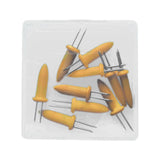 Maxbell Stainless Steel Corn Holders Portable Barbecue Skewers for Party BBQ Camping 10pcs