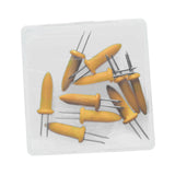 Maxbell Stainless Steel Corn Holders Portable Barbecue Skewers for Party BBQ Camping 10pcs