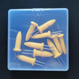 Maxbell Stainless Steel Corn Holders Portable Barbecue Skewers for Party BBQ Camping 10pcs