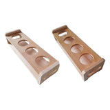 Maxbell Shot Glass Storage Holder Cup Stand Mug Cup Rack for Bar Tabletop Countertop Unpainted Surface