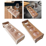 Maxbell Shot Glass Storage Holder Cup Stand Mug Cup Rack for Bar Tabletop Countertop Unpainted Surface