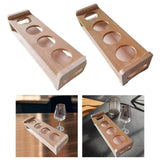 Maxbell Shot Glass Storage Holder Cup Stand Mug Cup Rack for Bar Tabletop Countertop Unpainted Surface