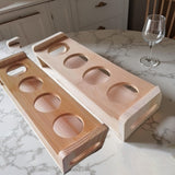 Maxbell Shot Glass Storage Holder Cup Stand Mug Cup Rack for Bar Tabletop Countertop Unpainted Surface