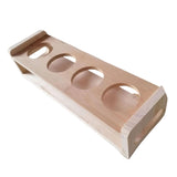 Maxbell Shot Glass Storage Holder Cup Stand Mug Cup Rack for Bar Tabletop Countertop Unpainted Surface