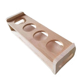 Maxbell Shot Glass Storage Holder Cup Stand Mug Cup Rack for Bar Tabletop Countertop Unpainted Surface