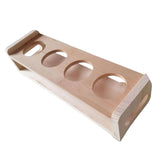 Maxbell Shot Glass Storage Holder Cup Stand Mug Cup Rack for Bar Tabletop Countertop Unpainted Surface
