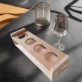 Maxbell Shot Glass Storage Holder Cup Stand Mug Cup Rack for Bar Tabletop Countertop Unpainted Surface