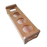 Maxbell Shot Glass Storage Holder Cup Stand Mug Cup Rack for Bar Tabletop Countertop Painted Surface