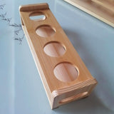 Maxbell Shot Glass Storage Holder Cup Stand Mug Cup Rack for Bar Tabletop Countertop Painted Surface