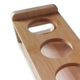 Maxbell Shot Glass Storage Holder Cup Stand Mug Cup Rack for Bar Tabletop Countertop Painted Surface