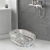 Maxbell Washboard Basin Space-saver Sturdy Cleaning Basin for Home Underwear White