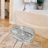 Maxbell Washboard Basin Space-saver Sturdy Cleaning Basin for Home Underwear White