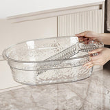 Maxbell Washboard Basin Space-saver Sturdy Cleaning Basin for Home Underwear White