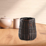 Maxbell Handwoven Storage Basket Desk Organizer for Makeup Brushes Home Organization
