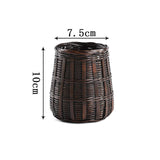 Maxbell Handwoven Storage Basket Desk Organizer for Makeup Brushes Home Organization
