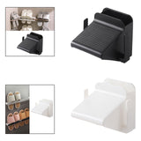 Maxbell Shower Foot Rest Portable Washing Footrest Pedal for Bath Traveling Entryway Black