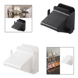 Maxbell Shower Foot Rest Portable Washing Footrest Pedal for Bath Traveling Entryway Black