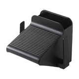 Maxbell Shower Foot Rest Portable Washing Footrest Pedal for Bath Traveling Entryway Black