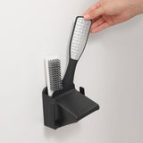 Maxbell Shower Foot Rest Portable Washing Footrest Pedal for Bath Traveling Entryway Black