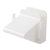 Maxbell Shower Foot Rest Portable Washing Footrest Pedal for Bath Traveling Entryway White