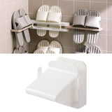 Maxbell Shower Foot Rest Portable Washing Footrest Pedal for Bath Traveling Entryway White