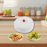 Maxbell Food Cover Multifunctional Foldable Dustproof Accessory for BBQ Home Picnics Red Handle