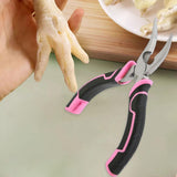 Maxbell Chicken Feet Boneless Plier Boning for Dining Room Kitchen Outdoor Barbecues silver