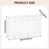 Maxbell Acrylic Straw Holder Space Save Bar Home Household Drinking Straws Container