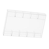 Maxbell Acrylic Straw Holder Space Save Bar Home Household Drinking Straws Container