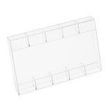 Maxbell Acrylic Straw Holder Space Save Bar Home Household Drinking Straws Container