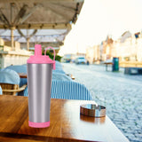 Maxbell Ceramic Coated Liner Insulated Tumbler Cup for Party Camping Walking Silver