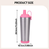 Maxbell Ceramic Coated Liner Insulated Tumbler Cup for Party Camping Walking Silver