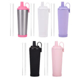 Maxbell Ceramic Coated Liner Insulated Tumbler Cup for Party Camping Walking Silver
