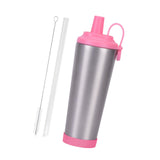Maxbell Ceramic Coated Liner Insulated Tumbler Cup for Party Camping Walking Silver