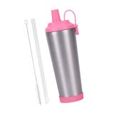 Maxbell Ceramic Coated Liner Insulated Tumbler Cup for Party Camping Walking Silver