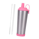 Maxbell Ceramic Coated Liner Insulated Tumbler Cup for Party Camping Walking Silver