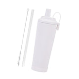 Maxbell Ceramic Coated Liner Insulated Tumbler Cup for Party Camping Walking White