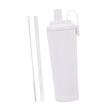 Maxbell Ceramic Coated Liner Insulated Tumbler Cup for Party Camping Walking White