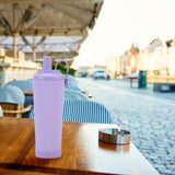 Maxbell Ceramic Coated Liner Insulated Tumbler Cup for Party Camping Walking Purple