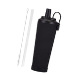 Maxbell Ceramic Coated Liner Insulated Tumbler Cup for Party Camping Walking Black